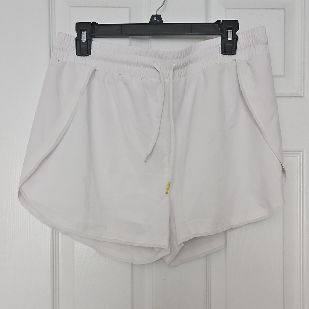 ZYIA Women's Athletic White Shorts